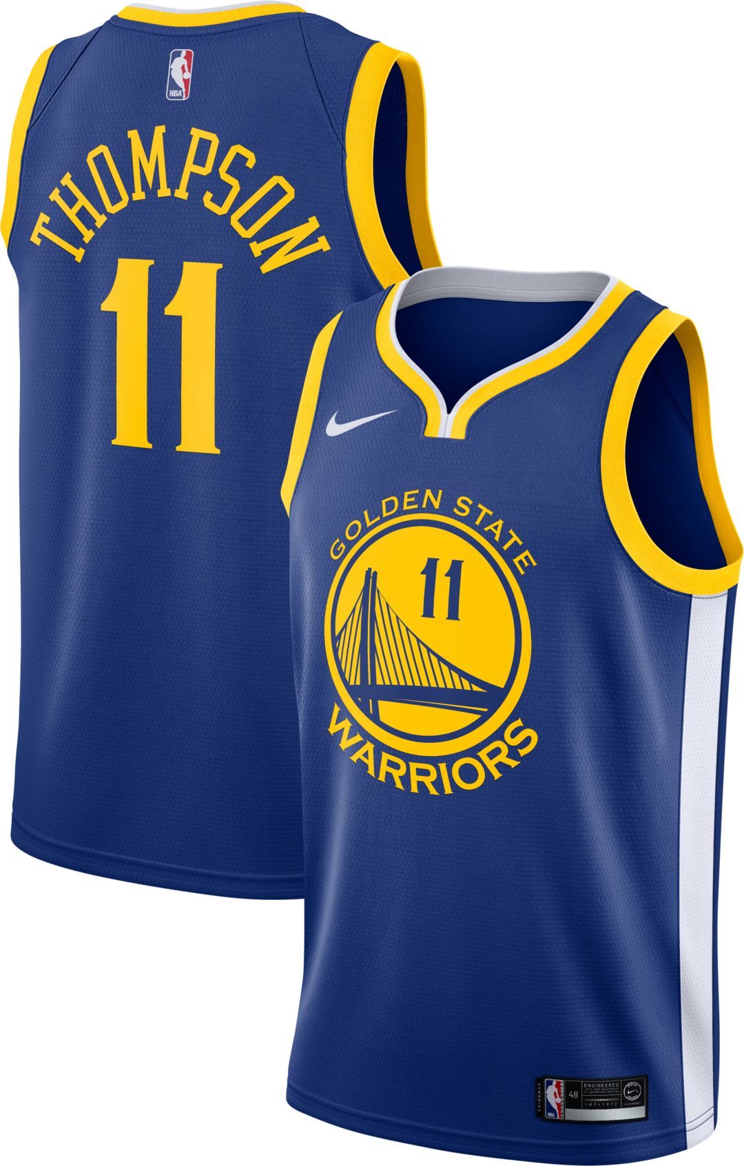 Men's Golden State Warriors #11 Klay Thompson Royal NBA 2019 All Star Stitched Jersey